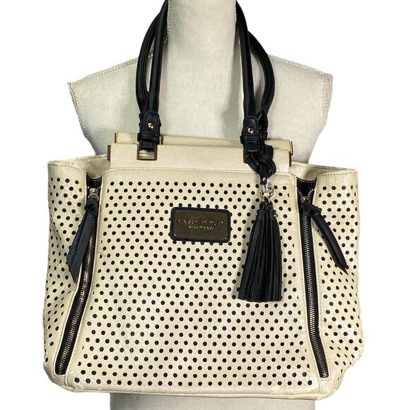 Marc New York Andrew Marc Women's Polka Dot Shoulder Handbag